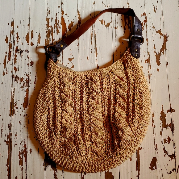 GAP Handbags - 1969 gap boho khaki color shoulder bag